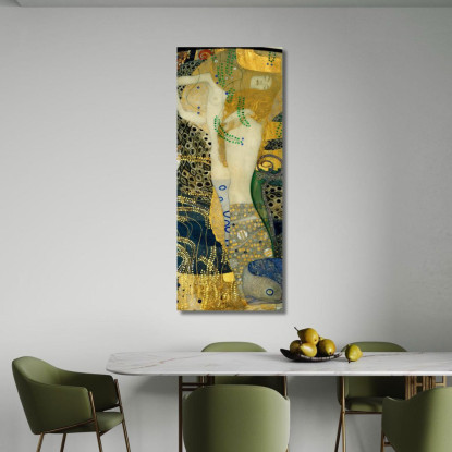 Serpenti D'Acqua I Gustav Klimt kg72 quadro stampato su tela