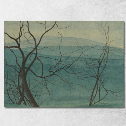 Rami Degli Alberi Léon Spilliaert lsp18 quadro stampato su tela