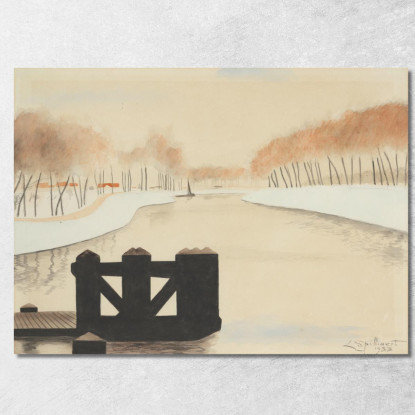 Il Torrente Keignaert A Zandvoorde Léon Spilliaert lsp29 quadro stampato su tela