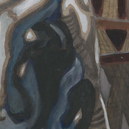 Il Cane Di Porcellana Léon Spilliaert lsp30 quadro stampato su tela