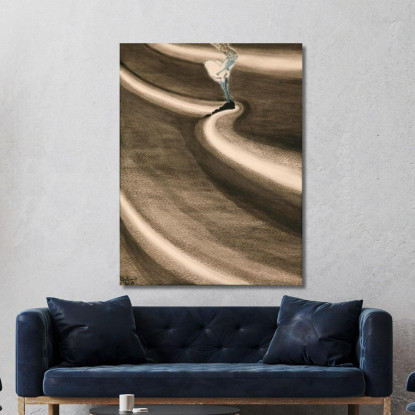 Bambine Davanti All'Onda Léon Spilliaert lsp45 quadro stampato su tela