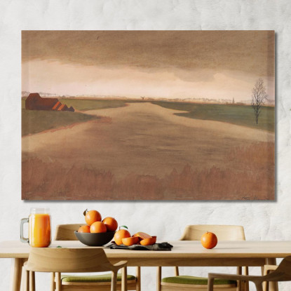 Paesaggio Keignaertkreek A Zandvoorde Léon Spilliaert lsp70 quadro stampato su tela