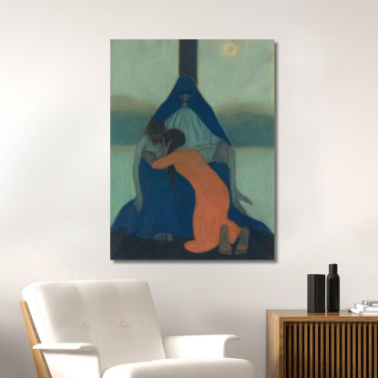 Pietro Léon Spilliaert lsp89 quadro stampato su tela