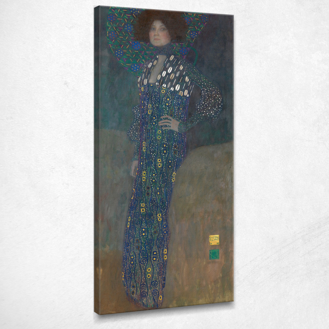 Ritratto Di Emilie Flöge Gustav Klimt kg84 quadro stampato su tela Ritratto Di Emilie Flöge Gustav Klimt kg84 quadro stampato su tela