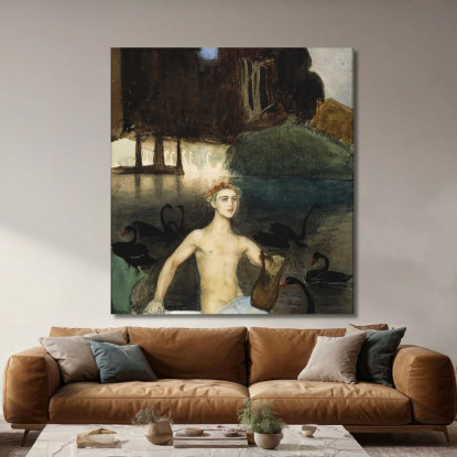 Fantasia Magnus Enckell mek16 quadro stampato su tela