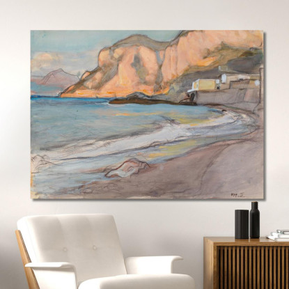 Dalla Regione Di Napoli Magnus Enckell mek20 quadro stampato su tela