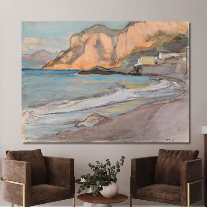 Dalla Regione Di Napoli Magnus Enckell mek20 quadro stampato su tela