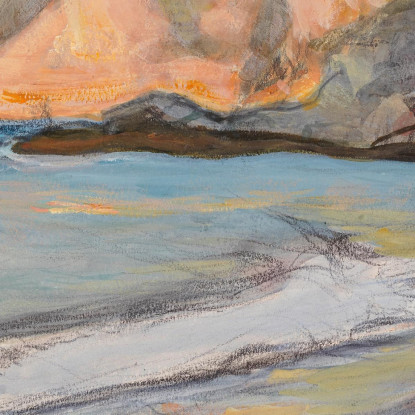 Dalla Regione Di Napoli Magnus Enckell mek20 quadro stampato su tela