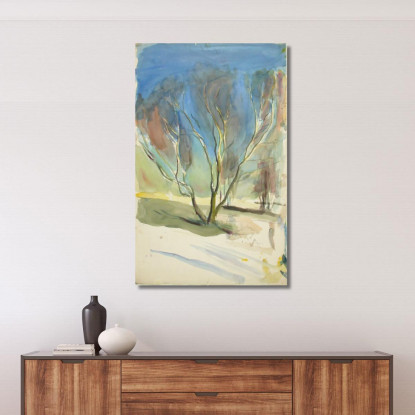 Paesaggio Magnus Enckell mek32 quadro stampato su tela