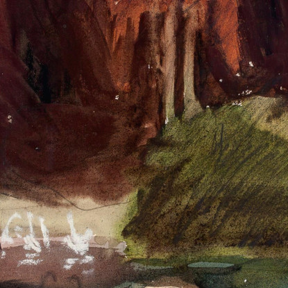Schizzo Per La Pittura Fantasy Magnus Enckell mek35 quadro stampato su tela