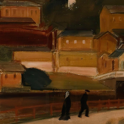 Vista Da Porvoo Magnus Enckell mek47 quadro stampato su tela