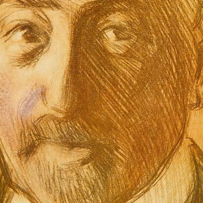 Ritratto Del Ciambellano Hjalmar Linder Magnus Enckell mek50 quadro stampato su tela