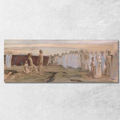 Risurrezione Magnus Enckell mek63 quadro stampato su tela