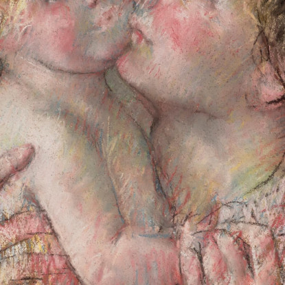 Un Bacio Per La Piccola Ann N. 3 Mary Cassatt mcs1 quadro stampato su tela