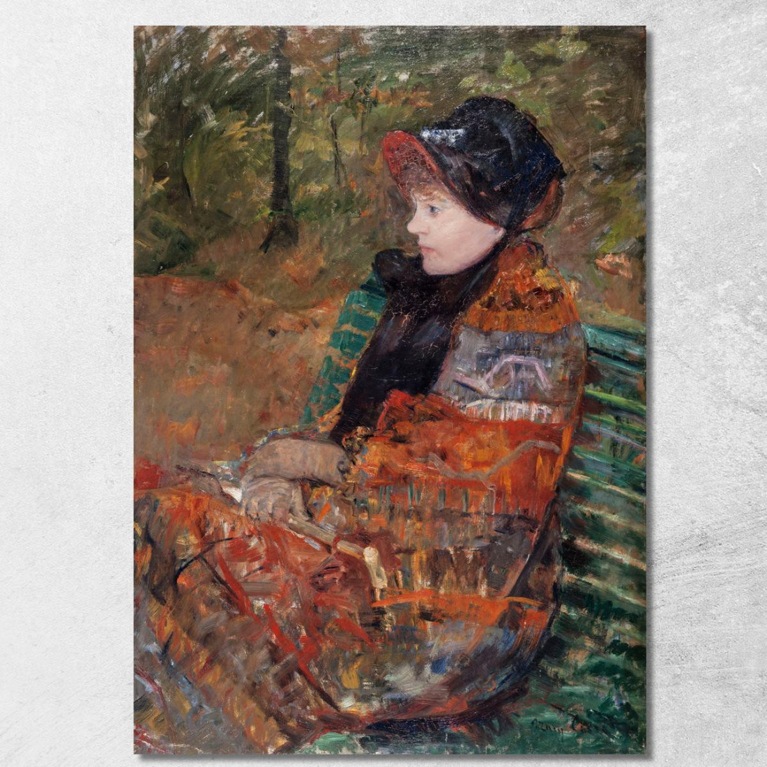 Ritratto Autunnale Di Lydia Cassatt Mary Cassatt mcs6 quadro stampato su tela