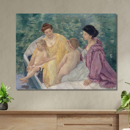 Il Bagno Mary Cassatt mcs26 quadro stampato su tela