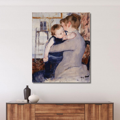 Madre E Figlio 2 Mary Cassatt mcs31 quadro stampato su tela
