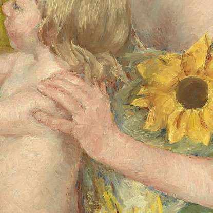 Madre E Figlio Mary Cassatt mcs33 quadro stampato su tela