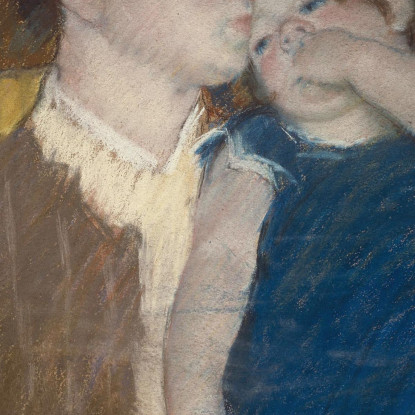 Bacio Della Buonanotte Della Mamma Mary Cassatt mcs34 quadro stampato su tela