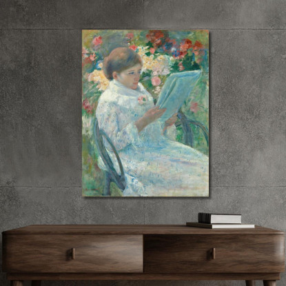 Su Un Balcone Mary Cassatt mcs36 quadro stampato su tela