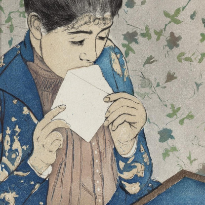 La Lettera Mary Cassatt mcs57 quadro stampato su tela