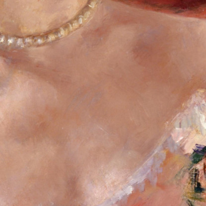 Donna Con Collana Di Perle In Un Loggione Mary Cassatt mcs64 quadro stampato su tela