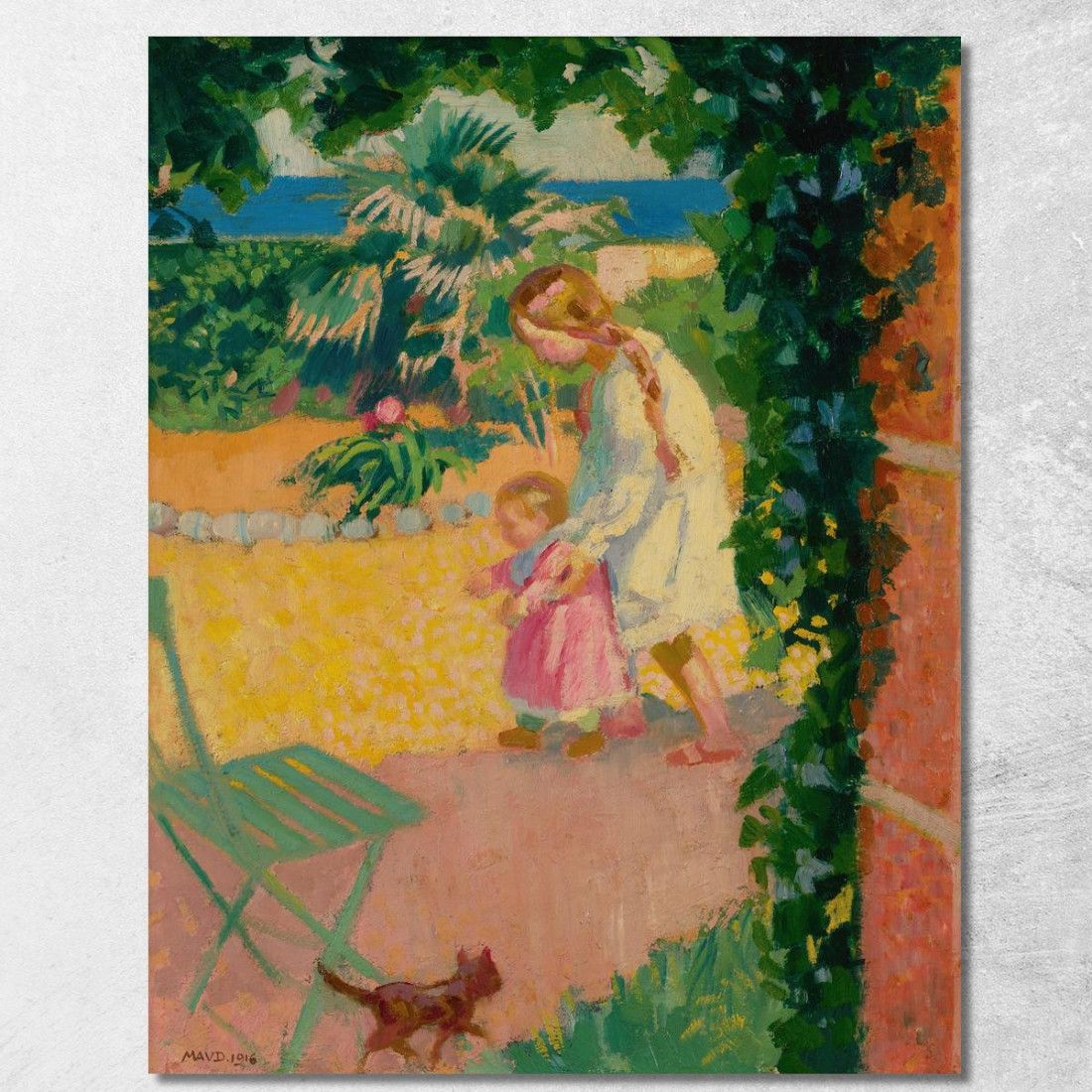 Alo Davanti Al Corpo Di Guardia Maurice Denis mdn2 quadro stampato su tela