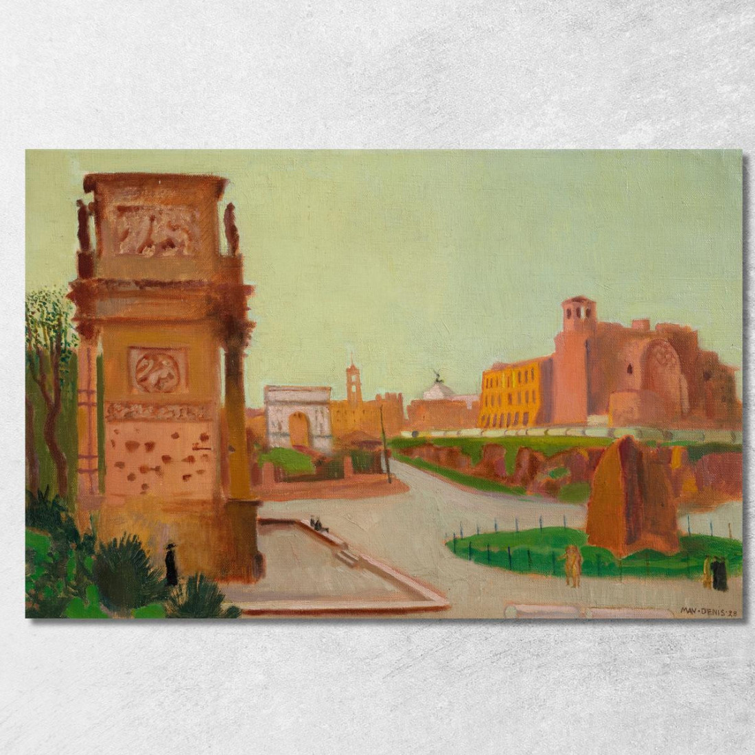 L'Arco Di Costantino Foro Maurice Denis mdn20 quadro stampato su tela L'Arco Di Costantino Foro Maurice Denis mdn20 quadro stampato su tela