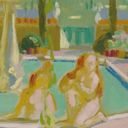 Schizzo Dei Giardini Di Armide Maurice Denis mdn36 quadro stampato su tela