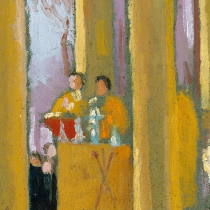 Messa Davanti Alla Tomba Di Ernest Psichari Maurice Denis mdn43 quadro stampato su tela