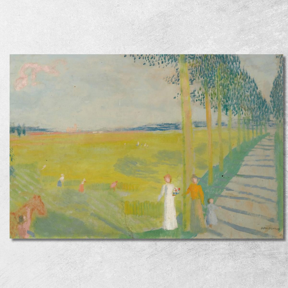 Paesaggio Di Campagna Maurice Denis mdn50 quadro stampato su tela