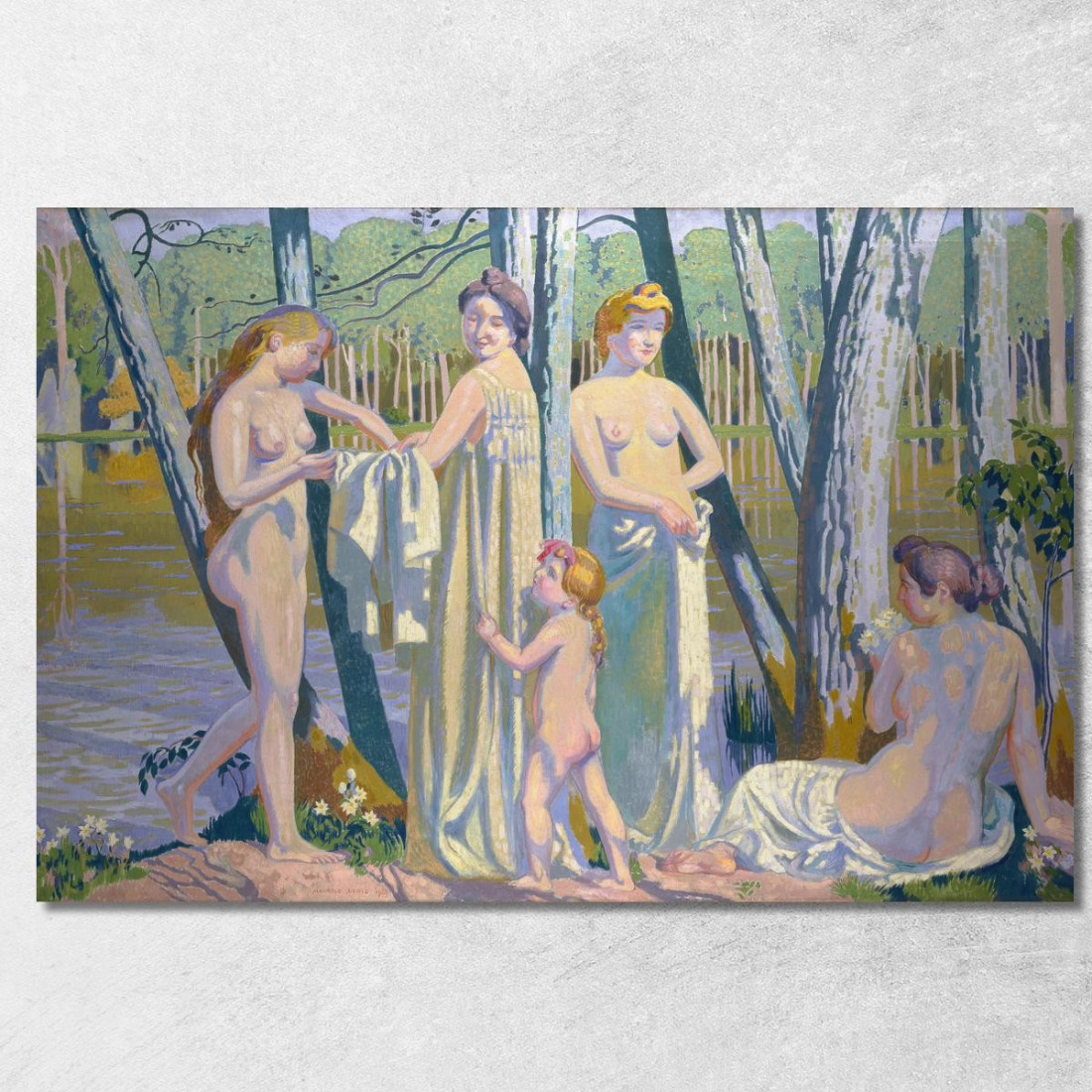 I Bagnanti Maurice Denis mdn58 quadro stampato su tela