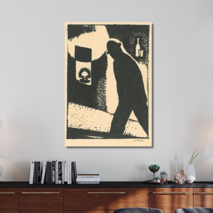 Periferia Mikuláš Galanda mgl87 quadro stampato su tela