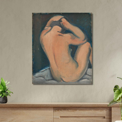 Studio Di Un Nudo Mikuláš Galanda mgl112 quadro stampato su tela