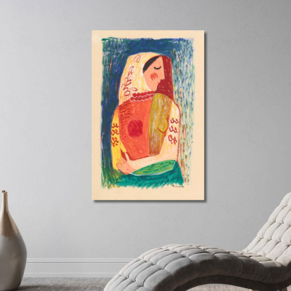 Donna Mikuláš Galanda mgl146 quadro stampato su tela