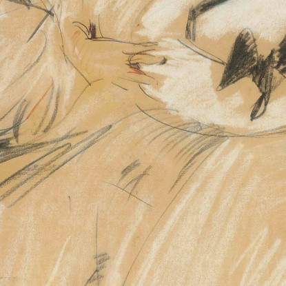 Giovane Donna Sul Divano Paul César Helleu pch13 quadro stampato su tela