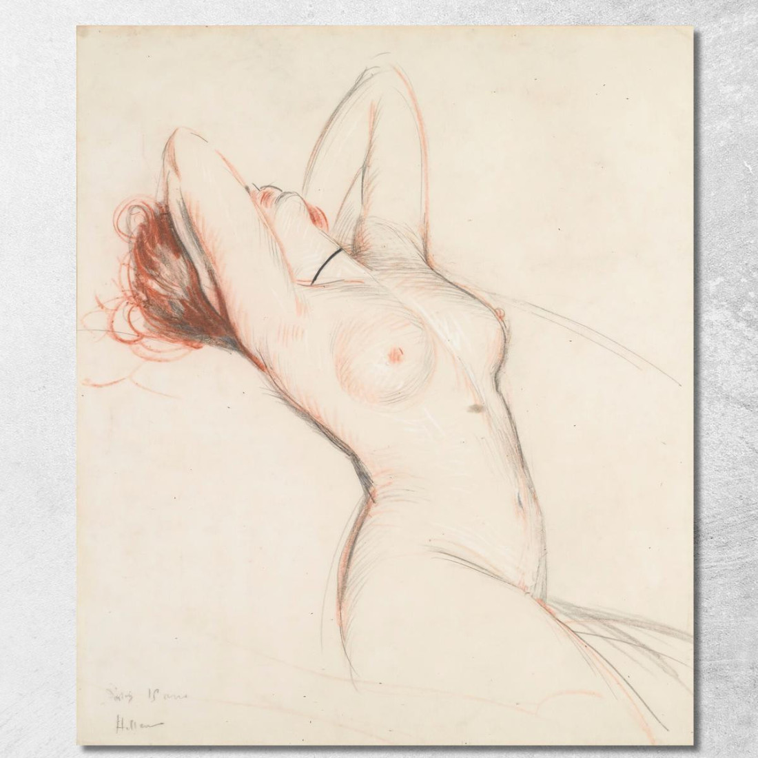 Non Paul César Helleu pch29 quadro stampato su tela Non Paul César Helleu pch29 quadro stampato su tela
