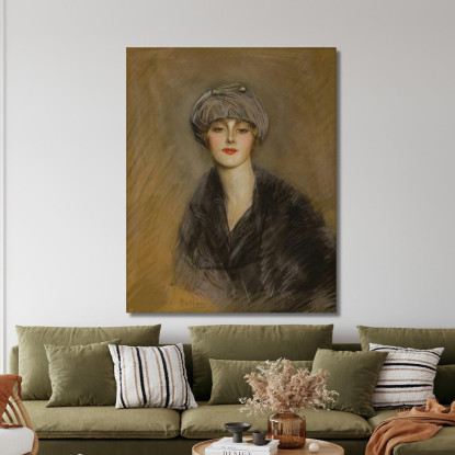 Ritratto Di Lucette In Un Cappello Paul César Helleu pch39 quadro stampato su tela