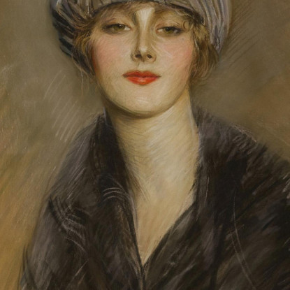 Ritratto Di Lucette In Un Cappello Paul César Helleu pch39 quadro stampato su tela