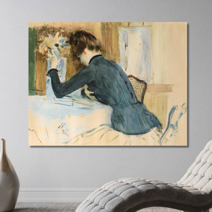 Ritratto Di Profilo Di Una Giovane Donna Paul César Helleu pch52 quadro stampato su tela