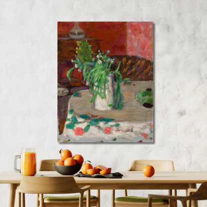Fiori E Caraffa Pierre Bonnard pbn14 quadro stampato su tela