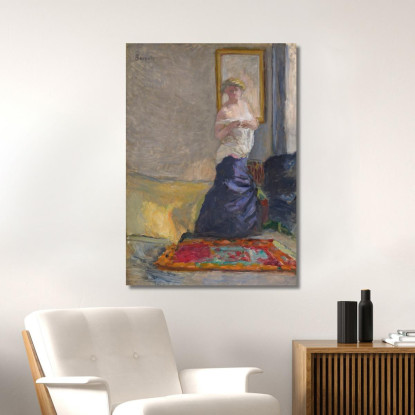 Spogliarsi Della Giovane Donna Pierre Bonnard pbn18 quadro stampato su tela