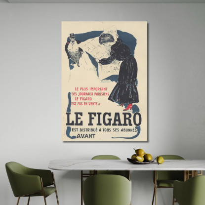 Le Figaro Pierre Bonnard pbn34 quadro stampato su tela