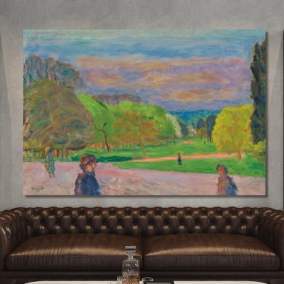 Il Giardino Pubblico Pierre Bonnard pbn35 quadro stampato su tela