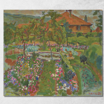 I Fiori Dell'Orto Di Le Grand-Lemps Pierre Bonnard pbn39 quadro stampato su tela