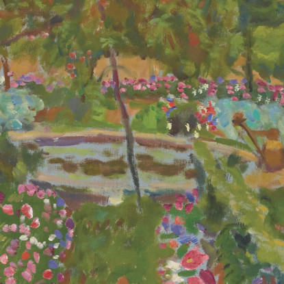 I Fiori Dell'Orto Di Le Grand-Lemps Pierre Bonnard pbn39 quadro stampato su tela