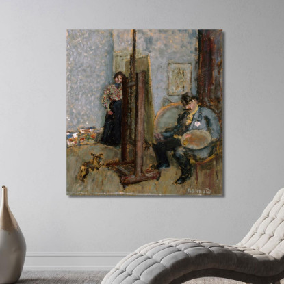 Lo Studio Del Pittore Pierre Bonnard pbn72 quadro stampato su tela