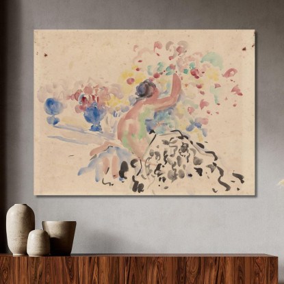 Nudo E Fiori Rik Wouters rwo16 quadro stampato su tela