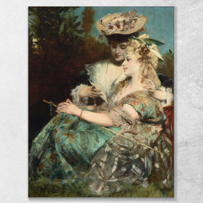 La Lettera D'Amore La Lettera D'Amore Hans Makart hmk13 quadro stampato su tela