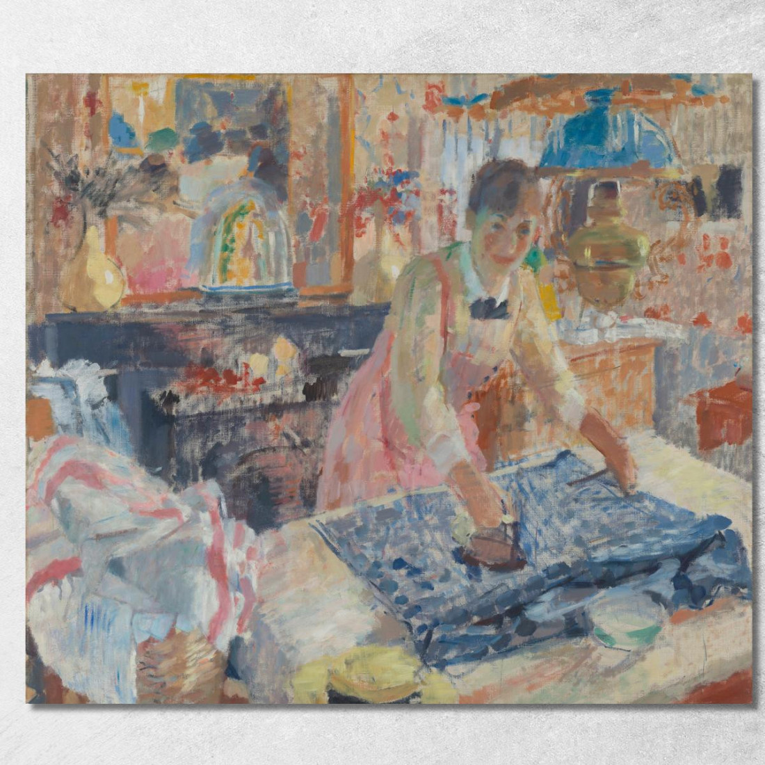 Donna Che Stira Rik Wouters rwo40 quadro stampato su tela Donna Che Stira Rik Wouters rwo40 quadro stampato su tela